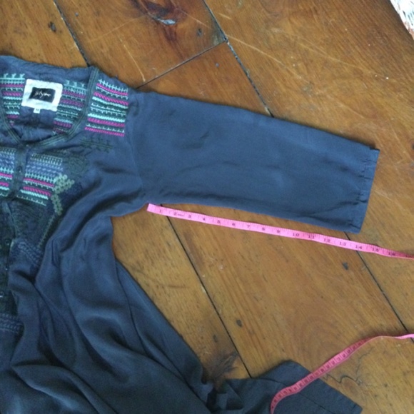 Johnny Was BIYA tunic dress 100% Silk Medium - Picture 11 of 13